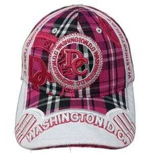 Washington D.C. Strapback Baseball Cap Multi One Size Embroidered City Hunter